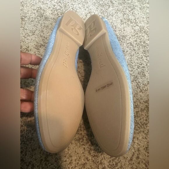 Paul Green Daphne Flat (Women) | Nordstrom Paul Green Daphne Apron Toe Loafers - Jean Denim 4.5=7 NWOT